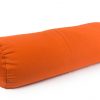 Tamsiai oranžinė grikių lukštų pagalvėlė_Dark orange pillow
