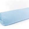 Žydra grikių lukštų jogos pagalvėlė_Light blue yoga pillow